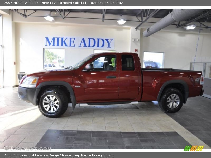 Lava Red / Slate Gray 2006 Mitsubishi Raider DuroCross Extended Cab 4x4