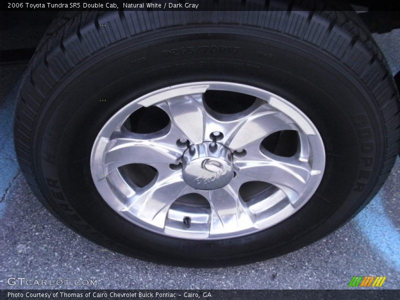Natural White / Dark Gray 2006 Toyota Tundra SR5 Double Cab