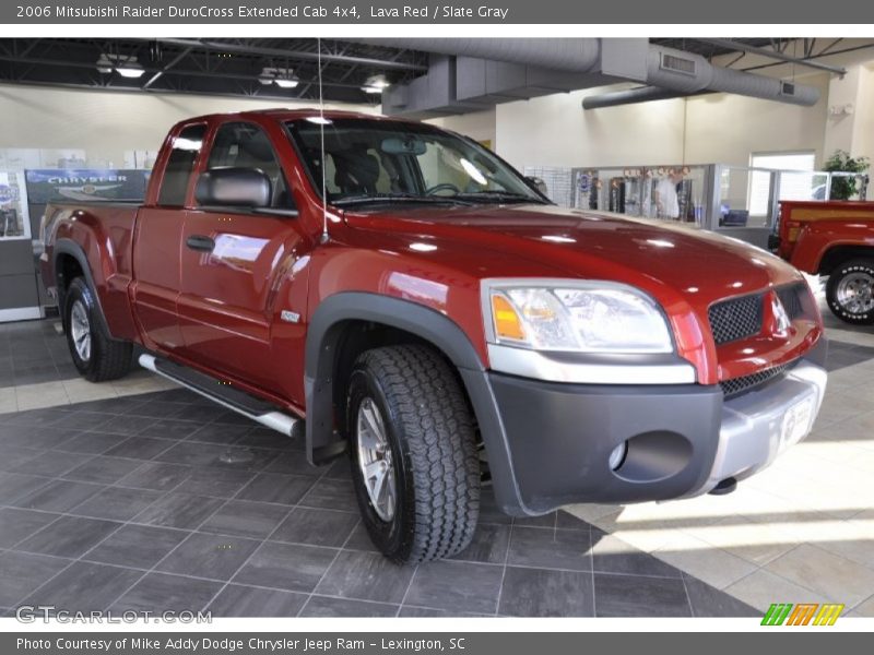 Lava Red / Slate Gray 2006 Mitsubishi Raider DuroCross Extended Cab 4x4