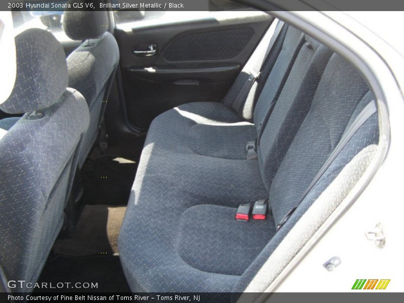 Brilliant Silver Metallic / Black 2003 Hyundai Sonata GLS V6