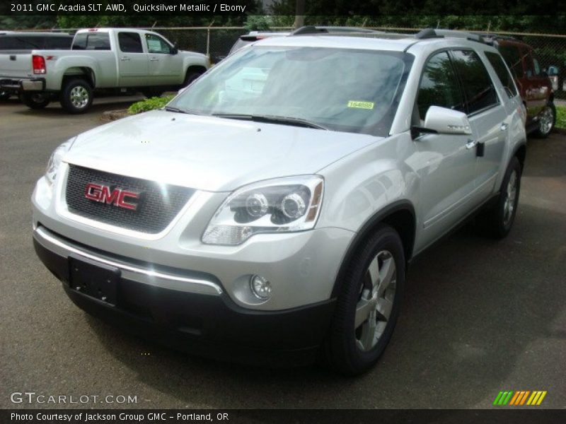 Quicksilver Metallic / Ebony 2011 GMC Acadia SLT AWD