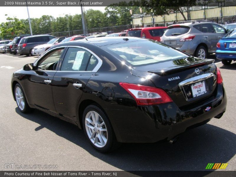 Super Black / Frost Leather 2009 Nissan Maxima 3.5 SV