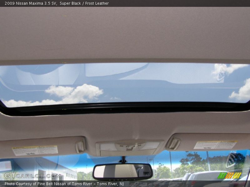 Super Black / Frost Leather 2009 Nissan Maxima 3.5 SV