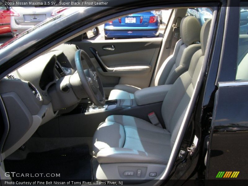 Super Black / Frost Leather 2009 Nissan Maxima 3.5 SV
