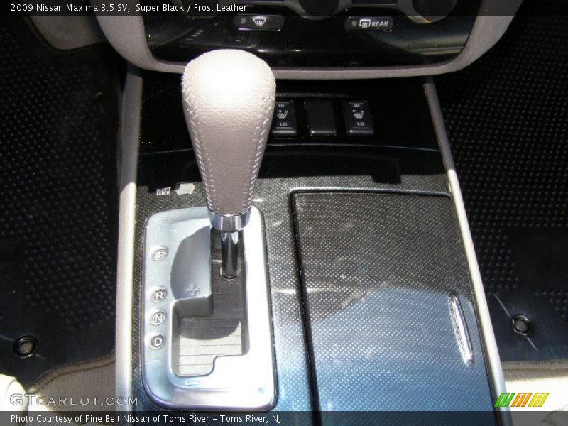 Super Black / Frost Leather 2009 Nissan Maxima 3.5 SV