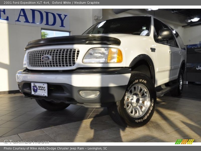Oxford White / Medium Graphite 2001 Ford Expedition XLT 4x4