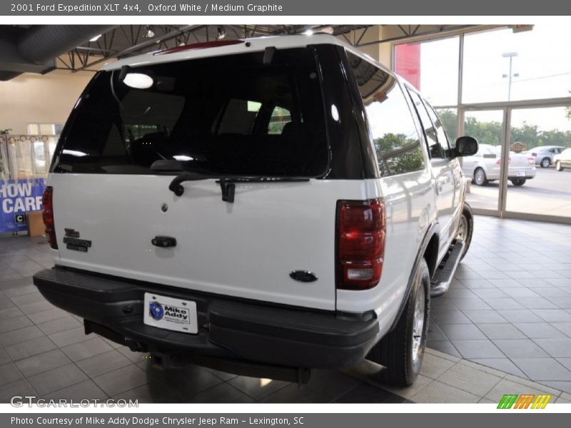 Oxford White / Medium Graphite 2001 Ford Expedition XLT 4x4