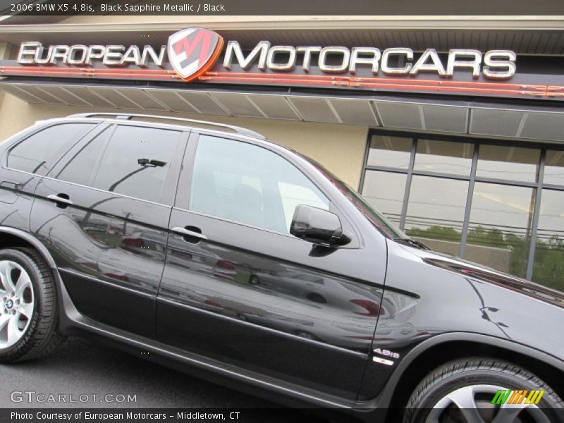 Black Sapphire Metallic / Black 2006 BMW X5 4.8is