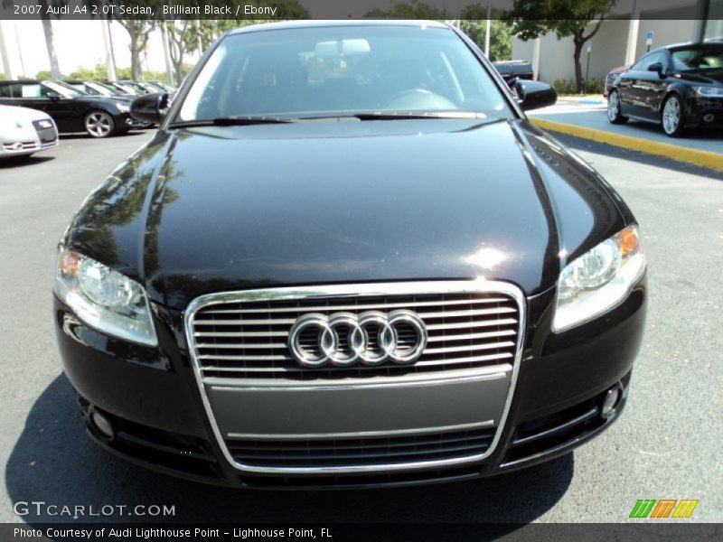 Brilliant Black / Ebony 2007 Audi A4 2.0T Sedan