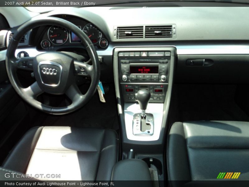 Brilliant Black / Ebony 2007 Audi A4 2.0T Sedan