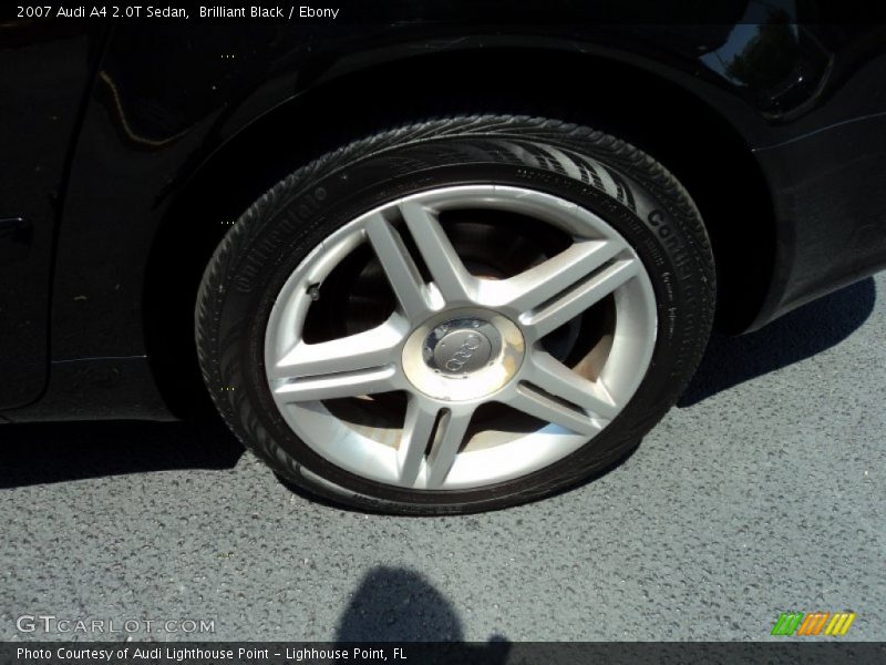 Brilliant Black / Ebony 2007 Audi A4 2.0T Sedan