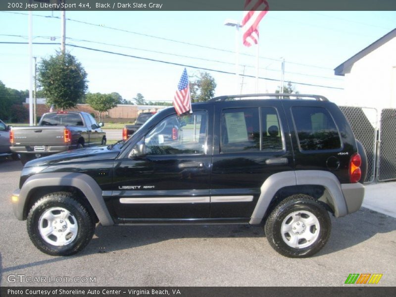 Black / Dark Slate Gray 2002 Jeep Liberty Sport 4x4
