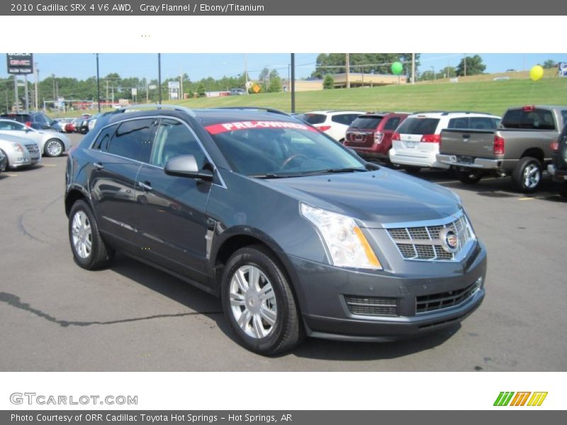 Gray Flannel / Ebony/Titanium 2010 Cadillac SRX 4 V6 AWD