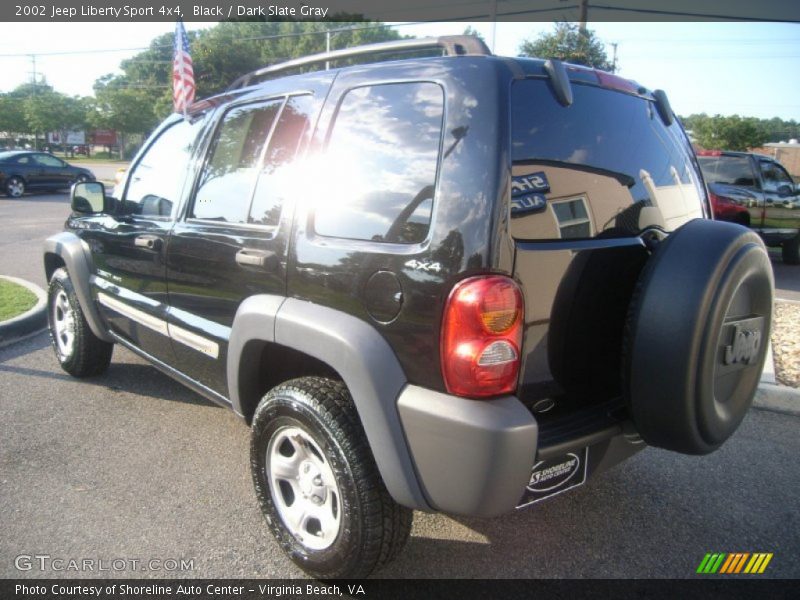 Black / Dark Slate Gray 2002 Jeep Liberty Sport 4x4
