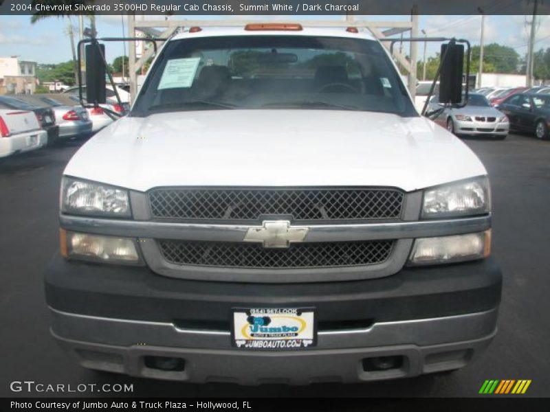 Summit White / Dark Charcoal 2004 Chevrolet Silverado 3500HD Regular Cab Chassis