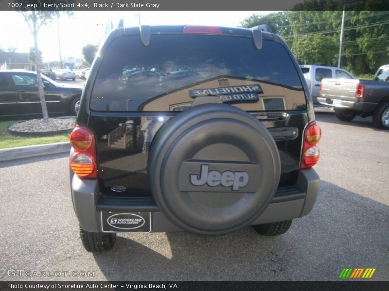 Black / Dark Slate Gray 2002 Jeep Liberty Sport 4x4