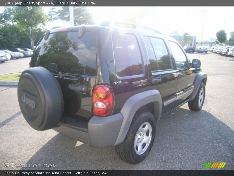 Black / Dark Slate Gray 2002 Jeep Liberty Sport 4x4