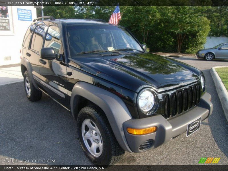 Black / Dark Slate Gray 2002 Jeep Liberty Sport 4x4