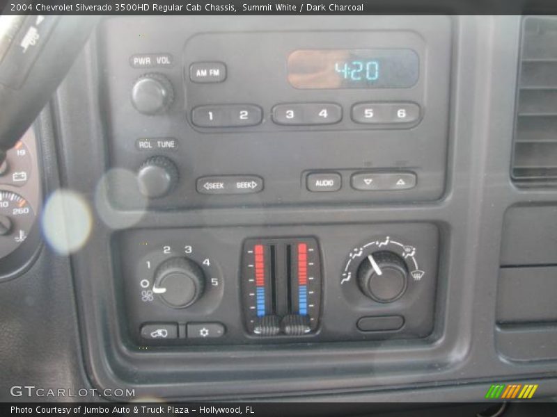 Summit White / Dark Charcoal 2004 Chevrolet Silverado 3500HD Regular Cab Chassis