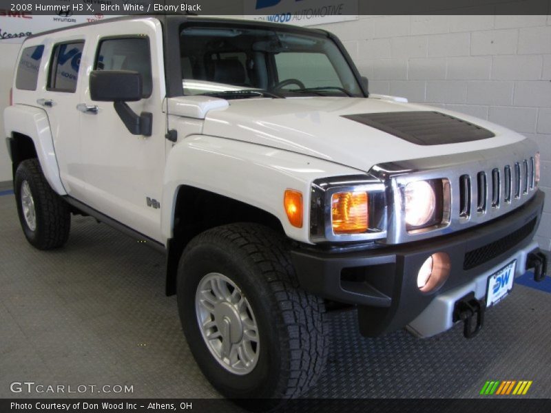 Birch White / Ebony Black 2008 Hummer H3 X