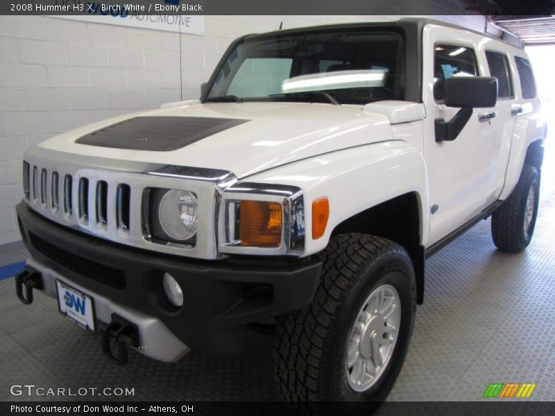 Birch White / Ebony Black 2008 Hummer H3 X