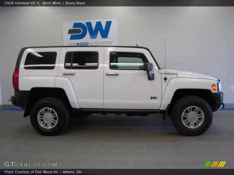 Birch White / Ebony Black 2008 Hummer H3 X