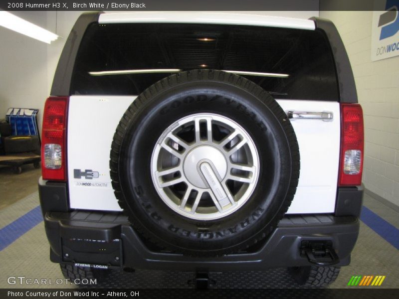 Birch White / Ebony Black 2008 Hummer H3 X