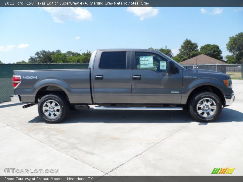 Sterling Grey Metallic / Steel Gray 2011 Ford F150 Texas Edition SuperCrew 4x4