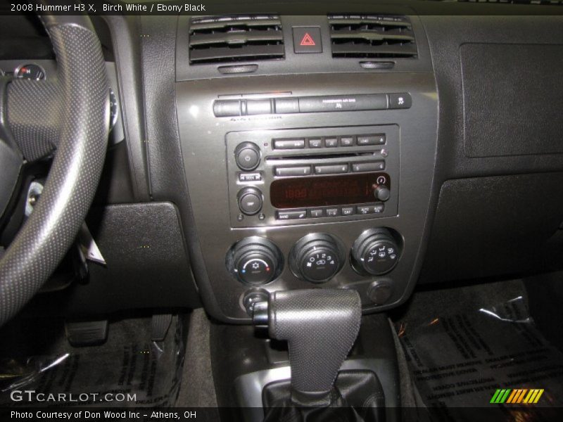 Birch White / Ebony Black 2008 Hummer H3 X