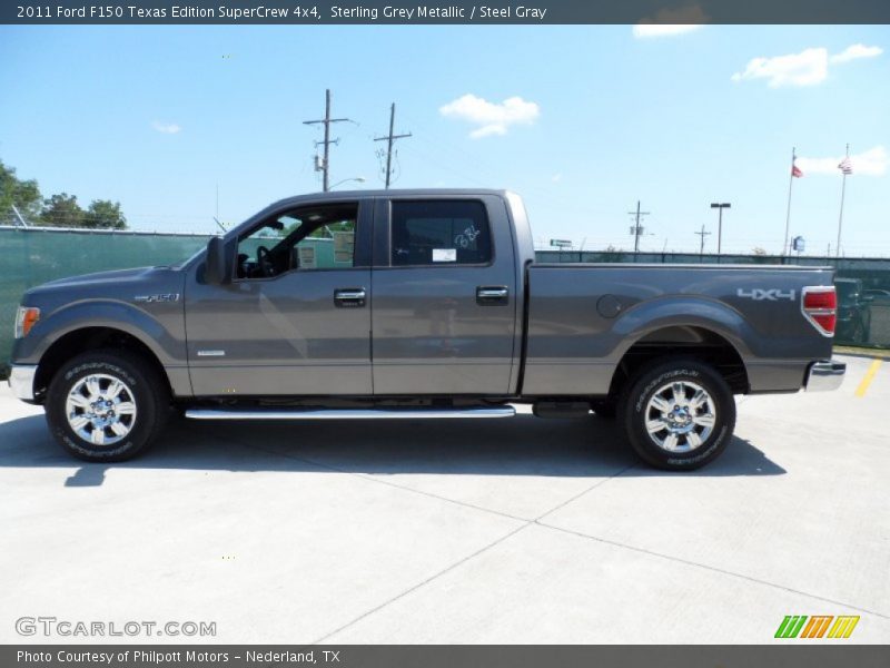 Sterling Grey Metallic / Steel Gray 2011 Ford F150 Texas Edition SuperCrew 4x4