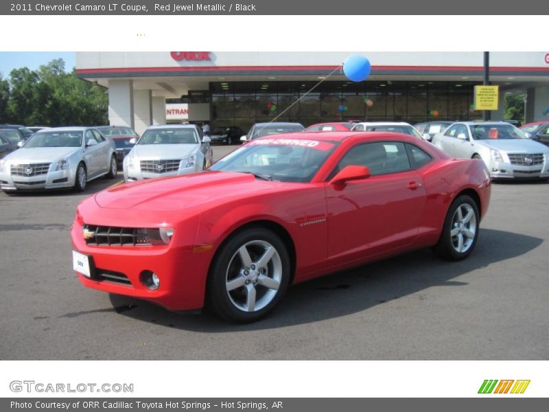 Red Jewel Metallic / Black 2011 Chevrolet Camaro LT Coupe