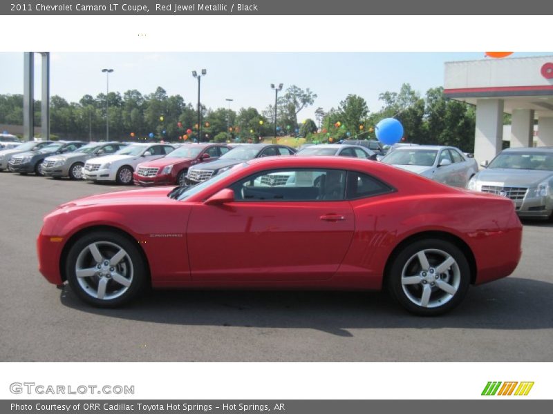 Red Jewel Metallic / Black 2011 Chevrolet Camaro LT Coupe