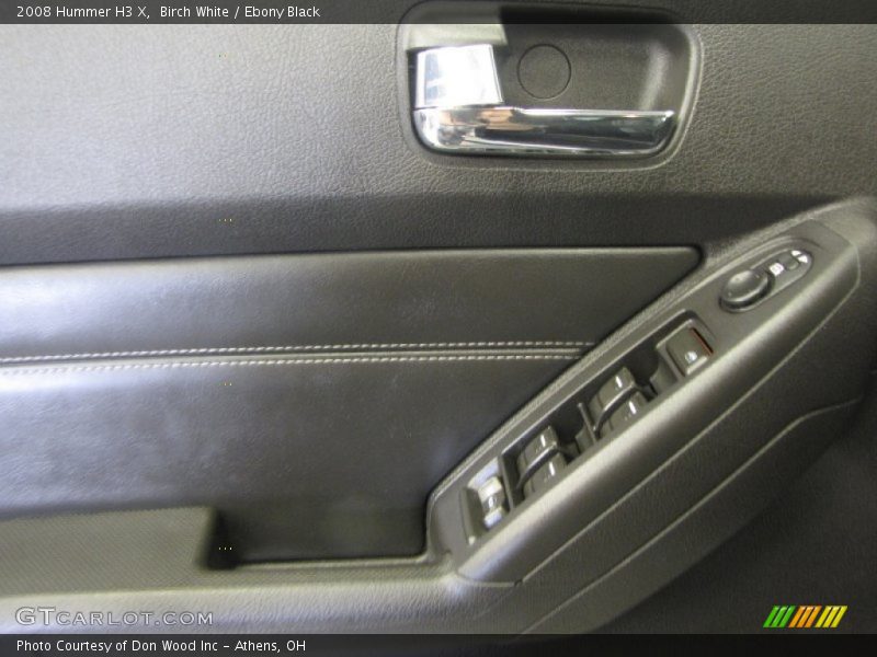 Birch White / Ebony Black 2008 Hummer H3 X