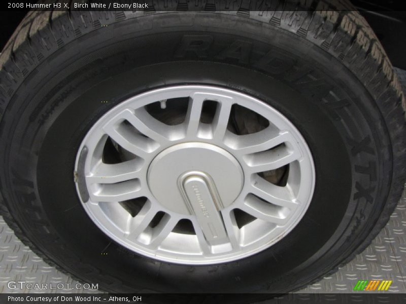 Birch White / Ebony Black 2008 Hummer H3 X