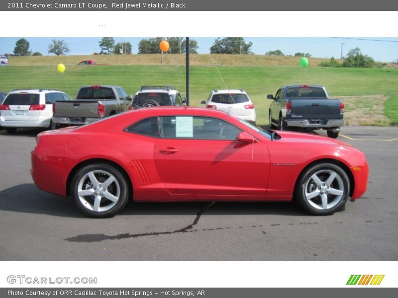 Red Jewel Metallic / Black 2011 Chevrolet Camaro LT Coupe