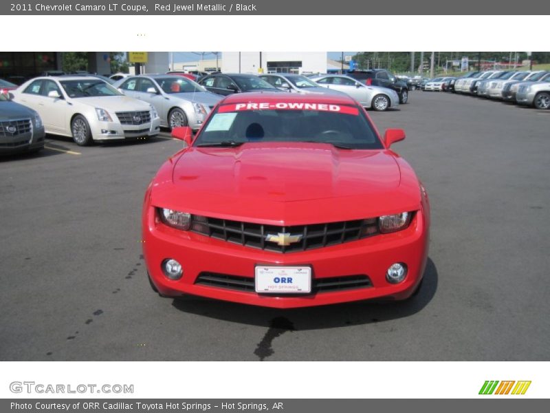 Red Jewel Metallic / Black 2011 Chevrolet Camaro LT Coupe
