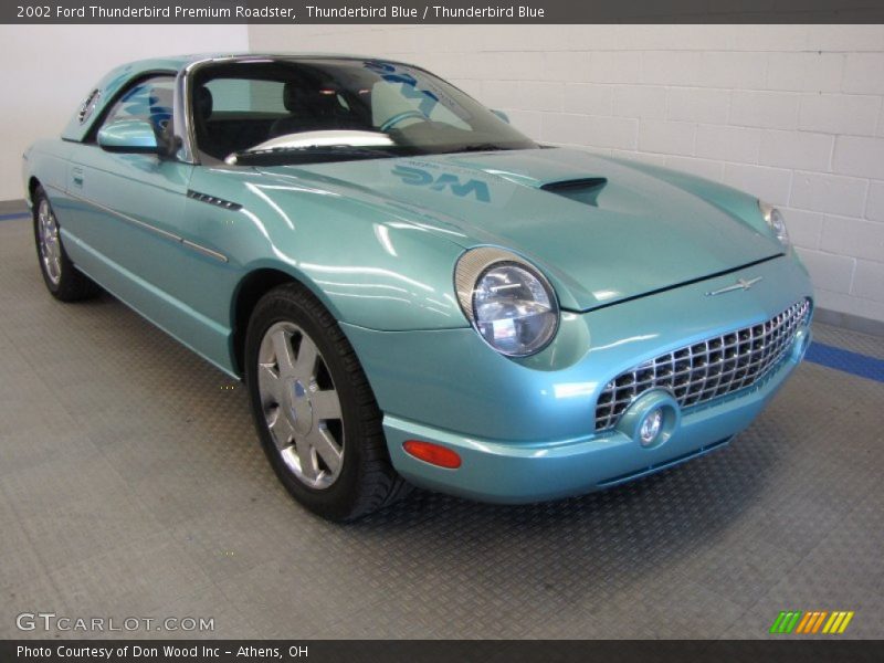 Thunderbird Blue / Thunderbird Blue 2002 Ford Thunderbird Premium Roadster