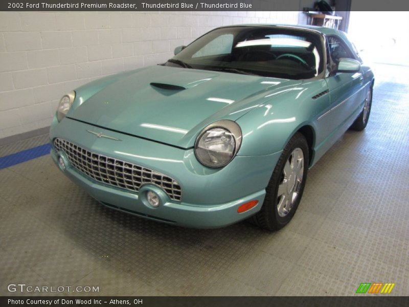 Thunderbird Blue / Thunderbird Blue 2002 Ford Thunderbird Premium Roadster