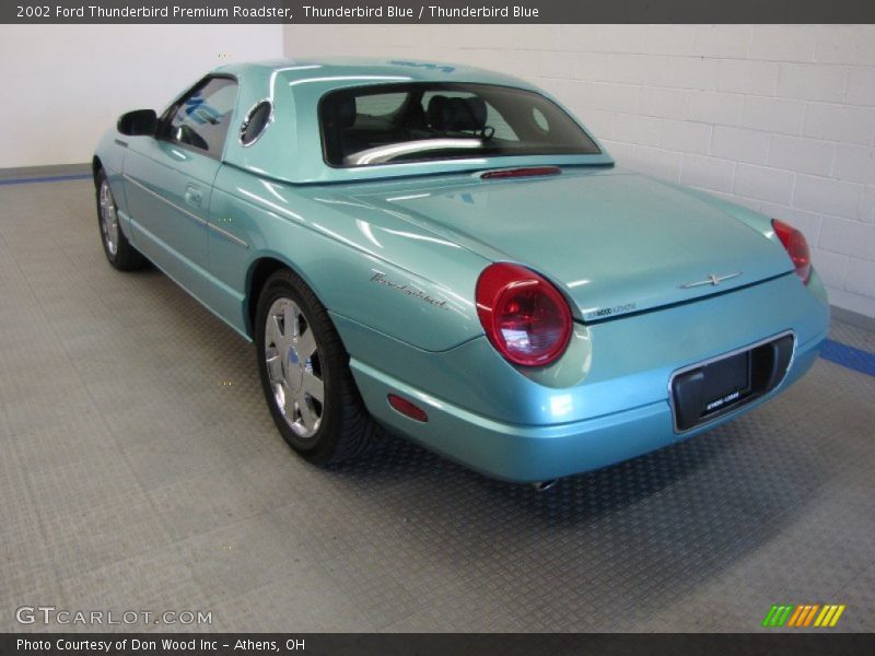 Thunderbird Blue / Thunderbird Blue 2002 Ford Thunderbird Premium Roadster