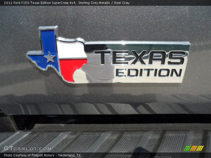 Sterling Grey Metallic / Steel Gray 2011 Ford F150 Texas Edition SuperCrew 4x4