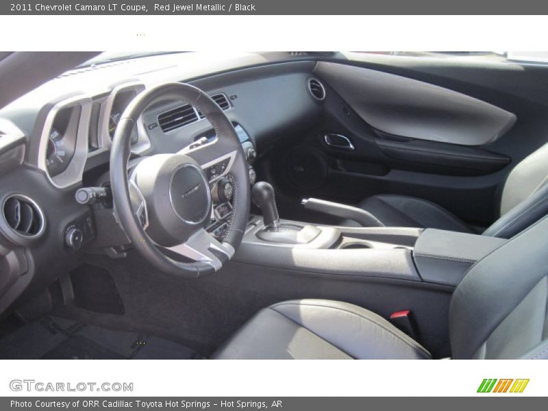 Red Jewel Metallic / Black 2011 Chevrolet Camaro LT Coupe