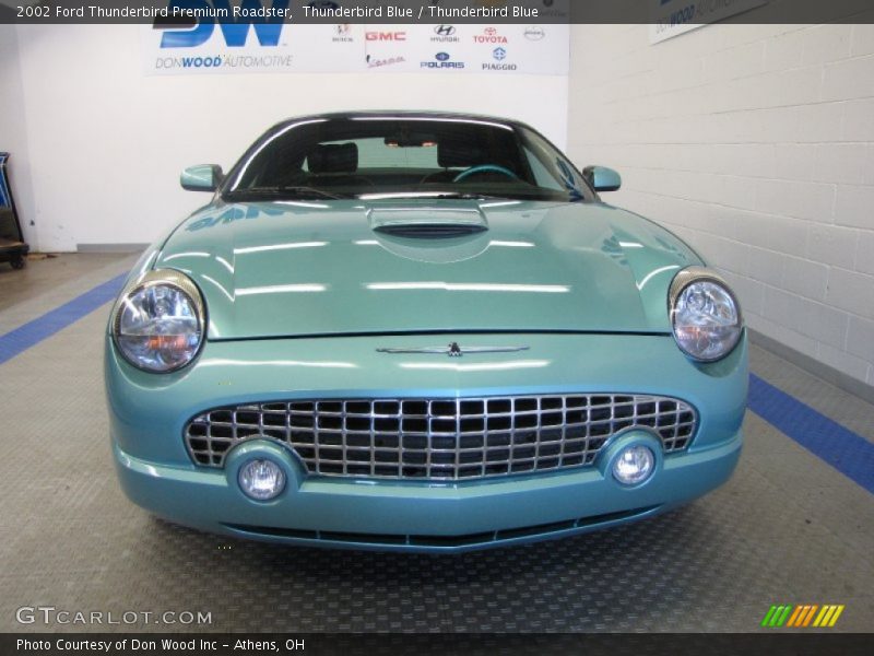 Thunderbird Blue / Thunderbird Blue 2002 Ford Thunderbird Premium Roadster