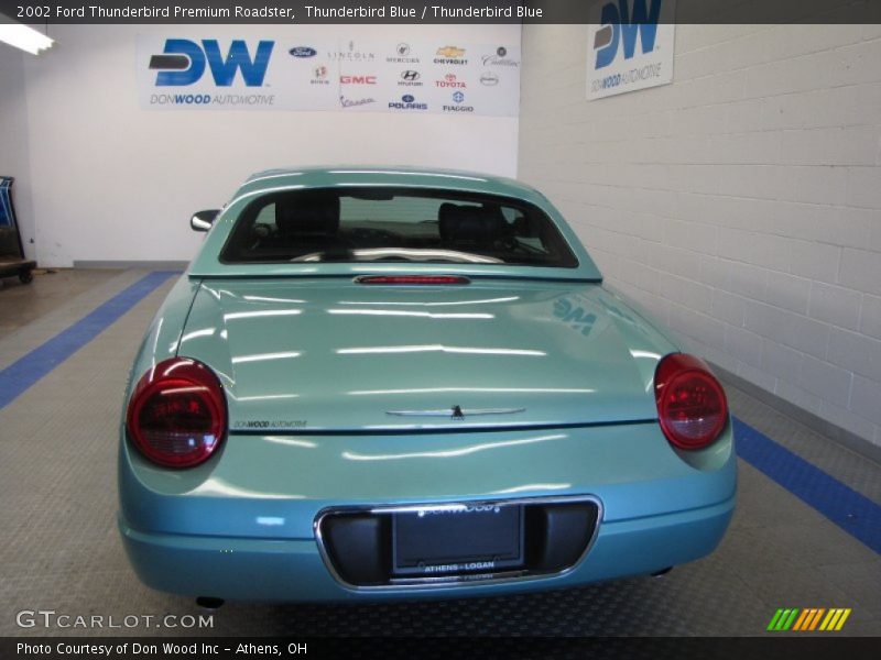 Thunderbird Blue / Thunderbird Blue 2002 Ford Thunderbird Premium Roadster