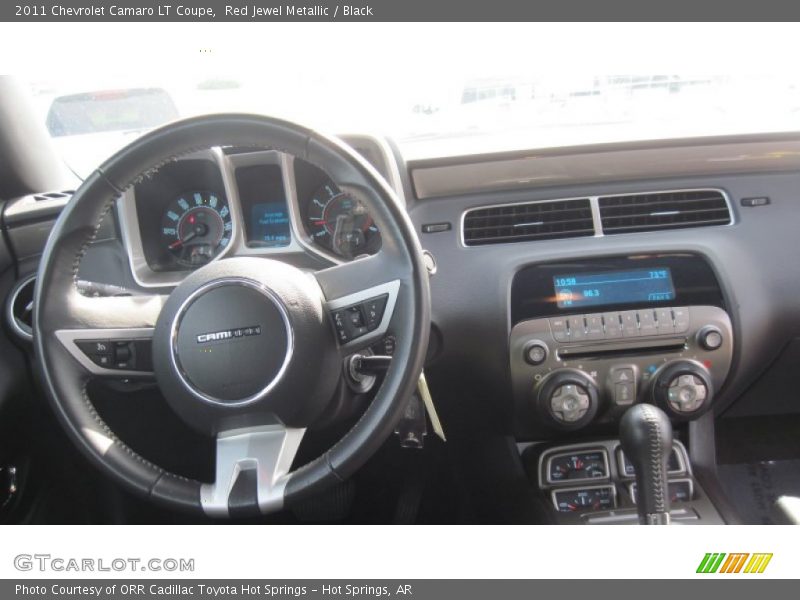 Red Jewel Metallic / Black 2011 Chevrolet Camaro LT Coupe