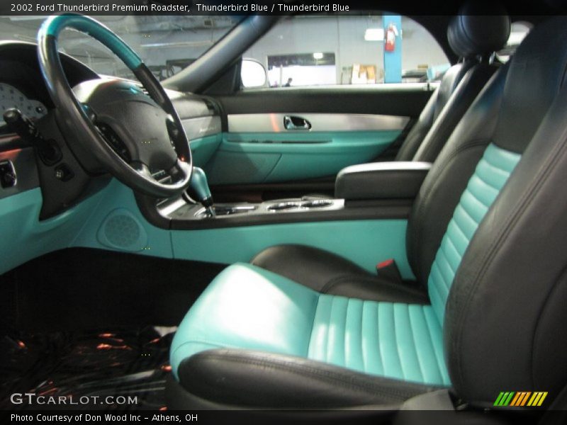 Thunderbird Blue / Thunderbird Blue 2002 Ford Thunderbird Premium Roadster