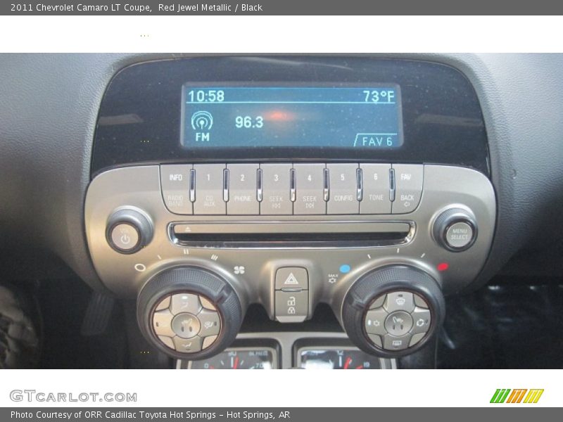 Red Jewel Metallic / Black 2011 Chevrolet Camaro LT Coupe