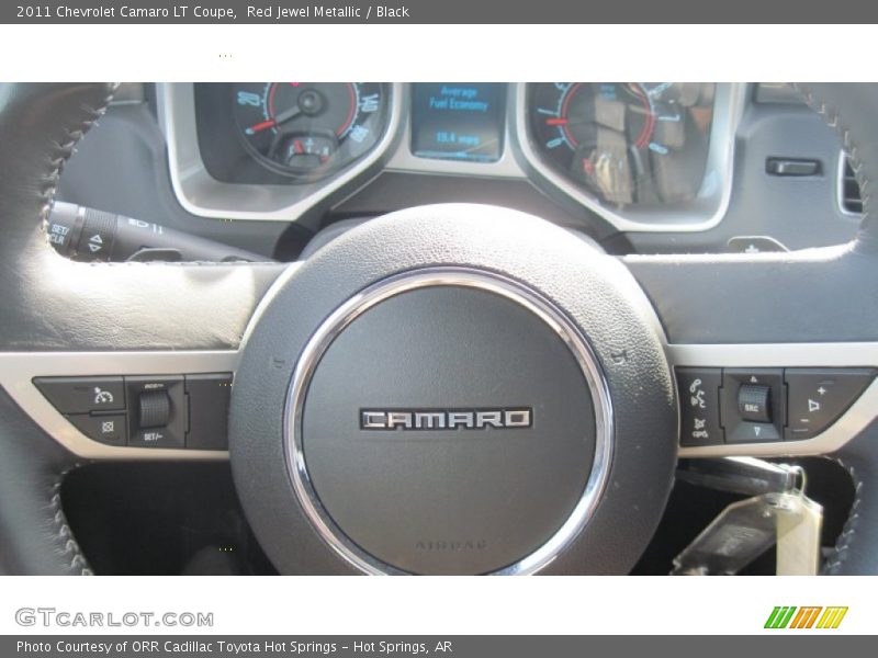 Red Jewel Metallic / Black 2011 Chevrolet Camaro LT Coupe