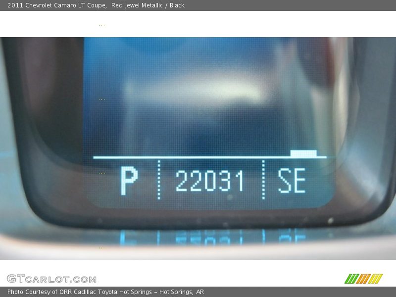 Red Jewel Metallic / Black 2011 Chevrolet Camaro LT Coupe