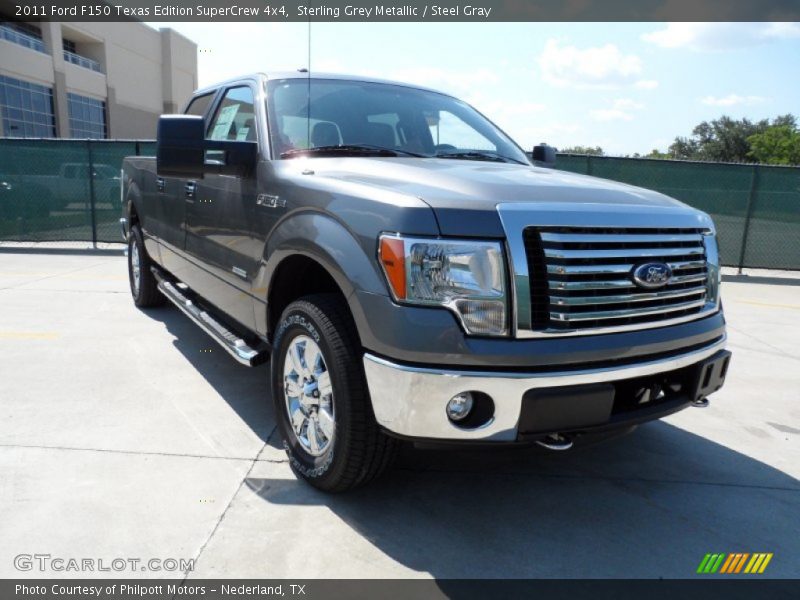 Sterling Grey Metallic / Steel Gray 2011 Ford F150 Texas Edition SuperCrew 4x4