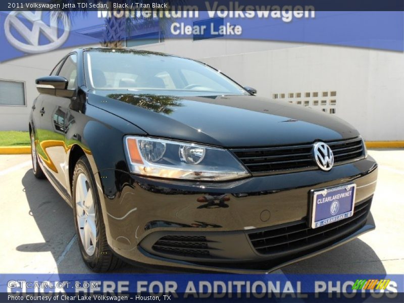 Black / Titan Black 2011 Volkswagen Jetta TDI Sedan